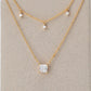 Necklace Ellera Quadrato - GOLD