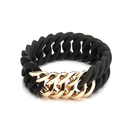 CIRCLE - BLACK / SOFT GOLD - MEDIUM