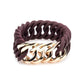 CIRCLE - BURGUNDY ROSE / GOLD - SMALL