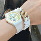 CLASSIC MINI - WHITE / SOFT GOLD / SWAROVSKI