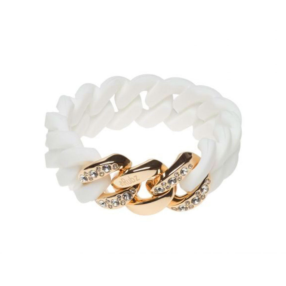 CLASSIC MINI - WHITE / SOFT GOLD / SWAROVSKI